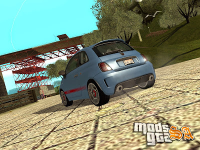 Fiat 500 Abarth 2008 para GTA San Andreas